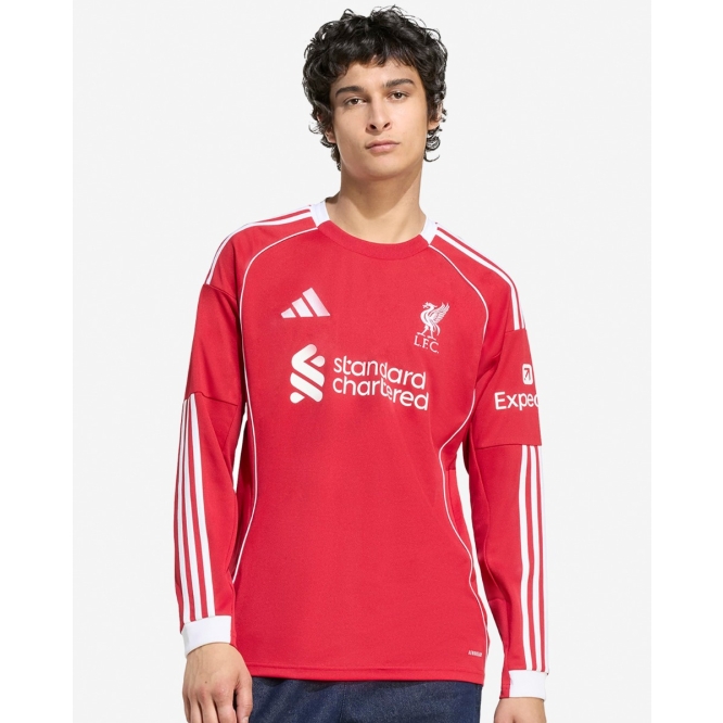 Liverpool Fan Shop - Buy lfc adidas mens 2526 home long sleeve jersey Liverpool Kits